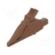 66.9575-27 Crocodile clip; 32A; 1kVDC; brown; Grip capac: max.30mm o70IqQLWBgI89xjIVxKdEBrbd3gUWJ_igF-uEtqd6q8