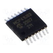 MCP41U83T-502E/ST IC: digital potentiometer; 5kΩ; I2C,SPI; 10bit; TSSOP14; SMD; Ch: 1 uA2B9rV7lglXc7vwPnw6gS4TLks6yN43n7X5S9Dh5Fk