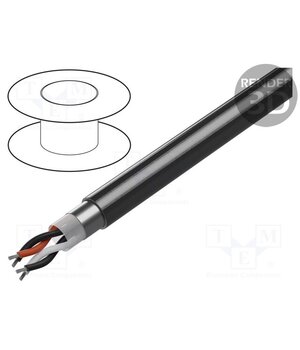 9502.0030 Wire; 2x2x24AWG; RS232; stranded; Cu; shielded,Al-PET foil; chrome ud_OvSixsEfbL08DILwO4VCVPF3eKMOxUi1VDPdTPs0