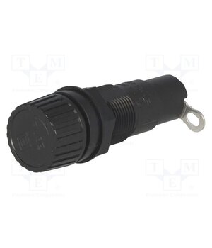 0031.1804 Fuse holder; 6.3x32mm; 10A; on panel; black; FEU; 250VAC; UL94V-0 6uWRpNek4_c5JGyypPMyYUJvZENhW0tWaW91qbtYBp0