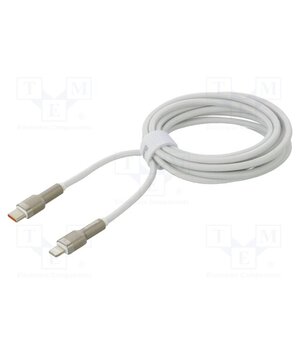 CATLJK-B02 Cable; High Speed,USB 2.0; Apple Lightning plug,USB C plug; 2m g3v5I8RGXoMk36pVQjAwBlrEqn8bidO-9FiSBHXtTmI