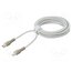CATLJK-B02 Cable; High Speed,USB 2.0; Apple Lightning plug,USB C plug; 2m g3v5I8RGXoMk36pVQjAwBlrEqn8bidO-9FiSBHXtTmI