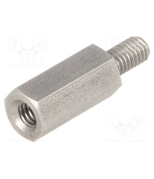 246X15 Screwed spacer sleeve; 15mm; Int.thread: M4; Ext.thread: M4 5Foz2ojtBo88tvqZo79HsEJUe4A0scd3qSZkZL0Hso0
