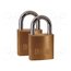 K12020D2 Padlock; shackle; Quan: 2pcs; brass; Protection: low (level 2) FkWMJAoMtL0yDGUsulGjKklBw9L3b4Agvcw0Yl_xmmM