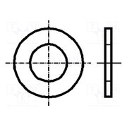 1964488 Washer; round; M10; D=20mm; h=2mm; polyamide; DIN 125A; BN 1074 -X4TCeOc-juuVSqbpYbZeHrkRwHrqy91Dp3WJ_-r-Ng