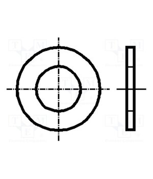 1964488 Washer; round; M10; D=20mm; h=2mm; polyamide; DIN 125A; BN 1074 -X4TCeOc-juuVSqbpYbZeHrkRwHrqy91Dp3WJ_-r-Ng