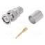 J01000A0061 Connector: BNC; plug; male; straight; 50Ω; crimped; for cable; PTFE zVsXVJA23Vqd8ybxQpl19cqVZ9VvEdT9x7auYsgqrn4