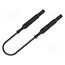 2511-100N Test lead; 70VDC; 33VAC; 12A; banana plug 4mm,both sides; Len: 1m x2WNbT_U1ic_18wYpQE9Uyvc1AW28zFafCrmHs8pkKU
