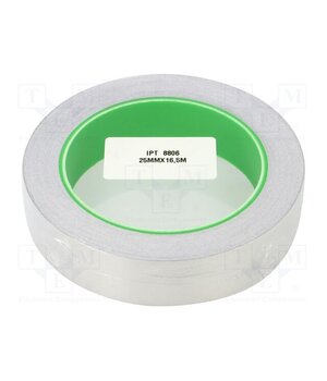AL40C ALUMINIOWA Z KLEJEM 25MM-16,5M Tape: shielding; W: 25mm; L: 16.5m; Thk: 0.078mm; acrylic conductive K1D9QrlRDJuyfyruREhz9vkKfbaSDzm5BiTENsX2a3I