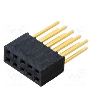 SSQ-105-03-G-D Connector: pin strips; socket; female; PIN: 10; straight; THT; 2x5 gkq486tk-rvw58d9J-9q0Rk0huDtPvaVlm1jF-WVV00