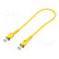 09488485745005 Patch cord; S/FTP; 6a; stranded; Cu; 0.5m; PUR; yellow; 27AWG 1tde95VLdjh4IBw16lQPKdeCk85y6NDxOt9vkORgwB8