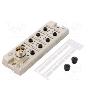 ASBS-R 8/LED 5-4 Distribution box; M12; PIN: 5; socket; 30VDC; 4A; ASBS-R; IP65,IP67 MIrlM05olzWGXDWOK8kxKDqVFsmVmRATucdSJzXbNz4