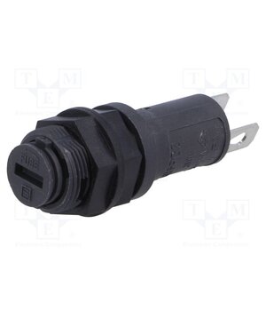 3101.0020 Fuse holder; 5x20mm; 10A; on panel; black; FPG2; 250VAC; UL94V-0 AIrfHcpsESO5KqjeEVV7_z0oxPx9DP8Pe-g_WjpxoPw