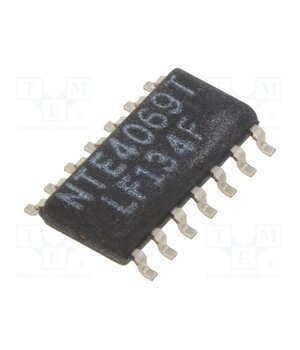 NTE4069T IC: digital; NOT; Ch: 6; CMOS; SMD; SO14; 3÷18VDC; -55÷125°C; 30uA vd63i2kRM0UWey--Vy_k5T3JZj2QLTcLcewM8WHr-sM