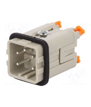 CKSHM 04 Connector: HDC; contact insert; male; CKSH; PIN: 5; 10A; 400V; 4+PE l2DtUVF-tOS6_mKpzuASiXMwVswCOt7dZYzMGaFABR4