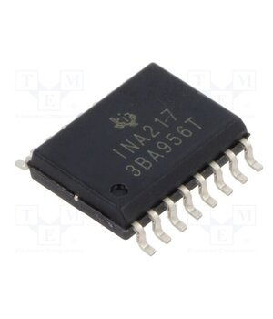 INA217AIDWR IC: instrumentation amplifier; 0.8÷3.4MHz; Ch: 1; SO16-W; ±4÷18VDC MJs2Fe6gYEaHhn2YbHZb2KHK-KKV3ojkrtHRKmoAX_k