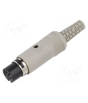 930149517 MAK 30 S Connector: DIN; plug; female; PIN: 3; 180°; straight; for cable; grey 0DjcUSw43r3FiFSh8ICLsBKqQYR4Qs8smBo89TwgJN0