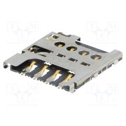 115I-BEAA-RA1 Connector: for cards; Micro SIM; push-pull; SMT; PIN: 8 G1aW6vAmuvrt06wZElqq_P8LLjn_u2qfJ3g6Ba5zRmU