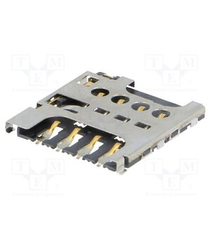 115I-BEAA-RA1 Connector: for cards; Micro SIM; push-pull; SMT; PIN: 8 G1aW6vAmuvrt06wZElqq_P8LLjn_u2qfJ3g6Ba5zRmU