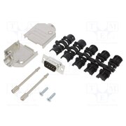 L17DTZK09+L717SDE09P Connector: D-Sub; PIN: 9; male; straight; soldering; for cable _3UEU8JbmGRKKE4Gx2l-B-G6Q4V9u1ASYihb6fnTOS0