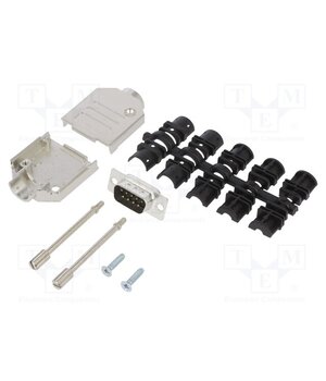 L17DTZK09+L717SDE09P Connector: D-Sub; PIN: 9; male; straight; soldering; for cable _3UEU8JbmGRKKE4Gx2l-B-G6Q4V9u1ASYihb6fnTOS0