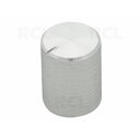 RANKENĖLĖ ø10x13mm 6mm potenciometrui, AL (sidabrinė)