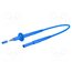66.9426-15023 Test lead; 10A; banana plug 4mm,both sides; insulated; Len: 1.5m 1NDjK96PDPBTMbDlY7KsIlWNnb17pkKiyqnOSZfLt3o