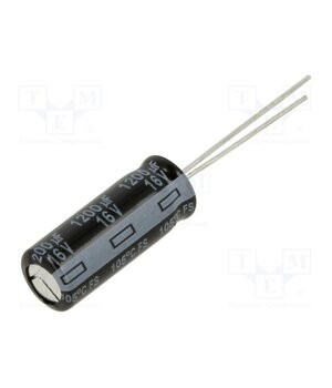EEUFS1C122L Capacitor: electrolytic; low ESR; THT; 1200uF; 16VDC; Ø8x20mm; ±20% ym0l5VBIfTs5Qy8GojZXEWe4YBC6L6KJ5_3khaSC_SA