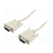 AK-CO-03 Cable; D-Sub 9pin plug,both sides; 2m; white; connection 1: 1 _1ypFmz0a1vXwki4TypM51uZMBJ-7cEZlG_w3eCIrtg