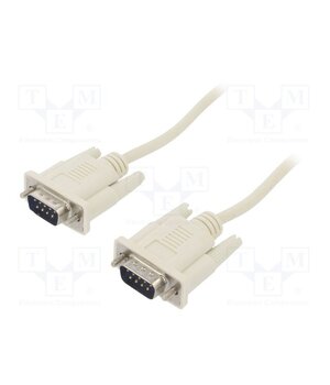 AK-CO-03 Cable; D-Sub 9pin plug,both sides; 2m; white; connection 1: 1 _1ypFmz0a1vXwki4TypM51uZMBJ-7cEZlG_w3eCIrtg