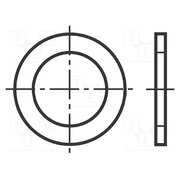1187686 Washer; round; M12; D=15.5mm; fiber; DIN 7603A; BN 449 vOXbzec5zti1WD17VCUx9RlA_xiZ7uStMy4aCibztkM