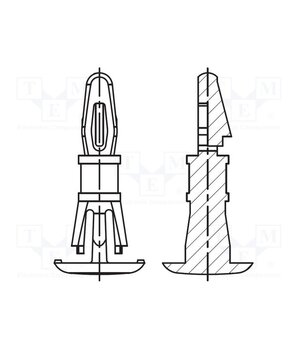 8G820V40620 Assembly stud; polyamide; L: 7.9mm; latch/latch; Ø2: 4.75mm 2NE-gVAbzKexdPJ0OvpjGY0db_8Qw9mZoeAxTT4DvOo