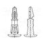 8G820V40620 Assembly stud; polyamide; L: 7.9mm; latch/latch; Ø2: 4.75mm 2NE-gVAbzKexdPJ0OvpjGY0db_8Qw9mZoeAxTT4DvOo