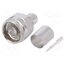 J01020A0110 Connector: N; plug; male; straight; 50Ω; crimped; for cable; PTFE ep38NFDFStB-i2Zh36Utqbyg4u6aaPc1KeqgqveRxMs