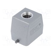 19011000 Enclosure for connectors: HDC; size H-B 6; for cable; for latch YfhlHGWo0V5ax-_jrpJjhAjKR3MrwvezDZV3u4E6Wng