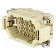 09320183001 Connector: HDC; contact insert; male; 16A; 500V; Han® EE; PIN: 18 M2-HhJn2YyVnLT7TzlL2Cs2ng7hA8zTIzRPQZpsdX04
