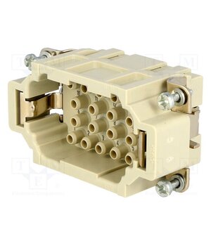 09320183001 Connector: HDC; contact insert; male; 16A; 500V; Han® EE; PIN: 18 M2-HhJn2YyVnLT7TzlL2Cs2ng7hA8zTIzRPQZpsdX04
