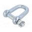 SK25 Dee shackle; steel; for rope; zinc; 25mm adXuFavL49AHHeTjZkk0JoOtbOApg-kJLGCTWdiXd9w