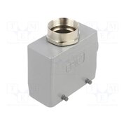 70100400 Enclosure for connectors: HDC; size H-B 16; for cable; straight mMl6MiaMeisI4jONsWRiqTBjFNpmgBwS8MGFhLT5Nog