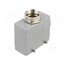 70100400 Enclosure for connectors: HDC; size H-B 16; for cable; straight mMl6MiaMeisI4jONsWRiqTBjFNpmgBwS8MGFhLT5Nog