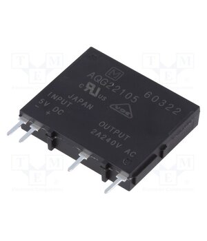 AQG22105 Relay: solid state; Ucntrl: 4÷6VDC; 2A; 75÷264VAC; AQ-G; 1-phase 9Tq1ck7HPY-YVZXUzFHF3RwKiPpWMK7ZJj5H46ZacZg