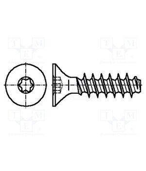 3060088 Screw; for plastic; 2.2x8; Head: countersunk; Torx® PLUS; 6IP; zinc 07cq447F4ZUmvn-Rha-s1dbqL9a8qOSZX_6GYP2w7PU