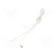 A21-TT-T050-150WH Cable; 2x0.5mm2; wires,DC 5,5/2,1 plug; angled; white; 1.5m xyK97q_Q1CwgqVMp1D_SQJDZ7-h9StvMHhgH_rBLu4k
