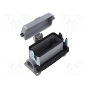 10076900 Enclosure for connectors: HDC; size H-B 16; with latch; straight yXe4btM5lSn68ALCImqc4bXn45B9SrWiXmFVi8UmO3w
