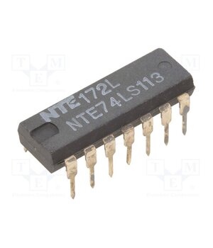 NTE74LS113 IC: digital; JK flip-flop; Ch: 2; TTL; THT; DIP14 tcr4uiwuJCm376OMsC_RJVZ6IGsotynfqV0wjWOzXe4