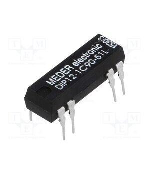 DIP12-1C90-51L Relay: reed switch; SPDT; Ucoil: 12VDC; 0.5A; max.100VDC; 290mW; PCB amEgRolZSfRS2fGNRccNl_5QULI_btp1bosJmAnF6D4