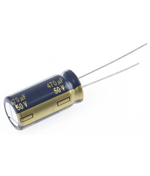 ELEKTRISKAIS KONDENSATORS 470uF 50V, ø10x30mm, FC PANASONIC EEUFC1H471

 KEK470_5_PN.jpg