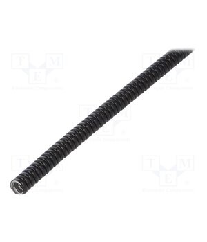 302.010.5 Protective tube; Size: 10; galvanised steel; black; Øint: 7mm; IP67 8oQVqryhh6brUxB6_ckDvLKY1jh34YZ1i9QmPOcwxxo