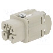 10432000 Connector: HDC; contact insert; female; EPIC H-A; PIN: 5; 23A; 400V 9QkRv1WgYh0SLAh0cbAvGbWI7BNaIxUbnieKg4oUq00
