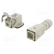 1712650000 Connector: HDC; male + female; HA; PIN: 5; 16A; 400V; 4+PE; size 1 zeabQ7BcOxNr1LRzoGXrlvKenxeFwIipr2nTYk-Kuno